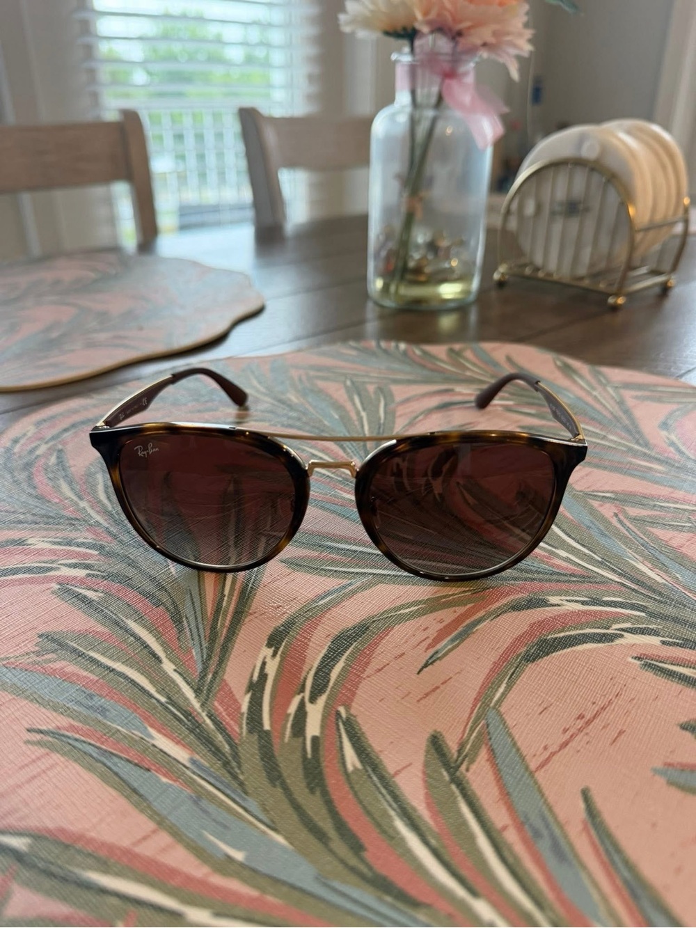 Ray-Ban Tortoiseshell Frame Brown Lens Sunglasses